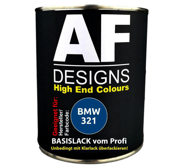 1L Autolack für BMW 321 Kobaltblau  Autolack Spritzfertig