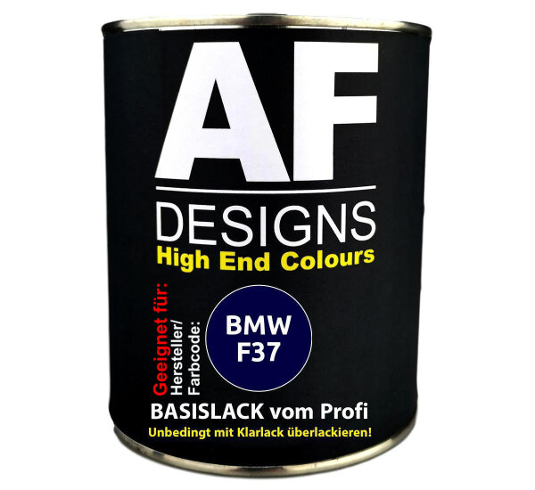 1L Autolack für BMW F37 Tansanitblau Matt  Autolack Spritzfertig