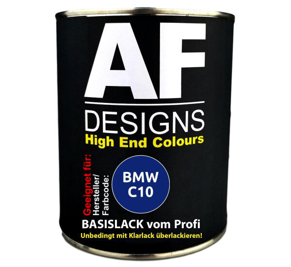 1L Autolack für BMW C10 Mediterranblau Metallic  Autolack Spritzfertig