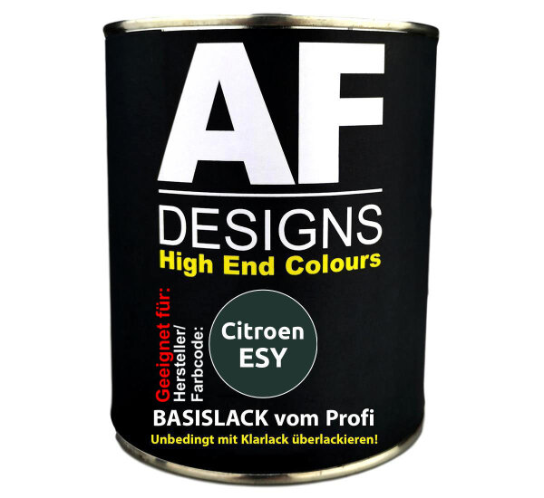 1L Autolack für Citroen ESY Vert Poseidon Metallic  Autolack Spritzfertig