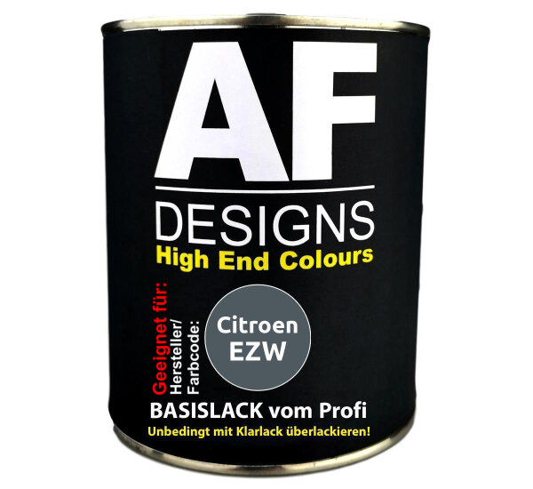 1L Autolack für Citroen EZW Gris Fer Metallic  Autolack Spritzfertig