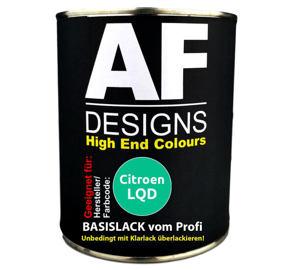 1L Autolack für Citroen LQD Peppermint Green  Autolack Spritzfertig