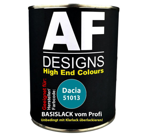 1L Autolack für Dacia 51013 Verde Primovaro Metallic  Autolack Spritzfertig