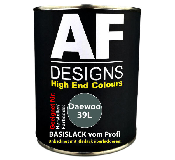 1L Autolack für Daewoo 39L Dark Green Metallic  Autolack Spritzfertig