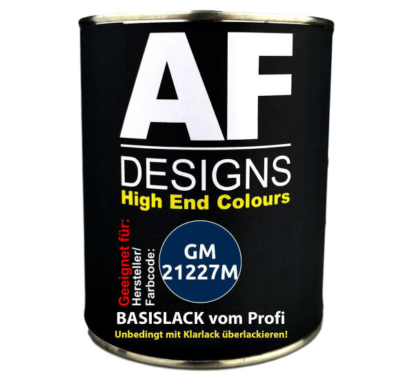 1L Autolack für GeneralMotors 21227M Laser Blue Metallic  Autolack Spritzfertig