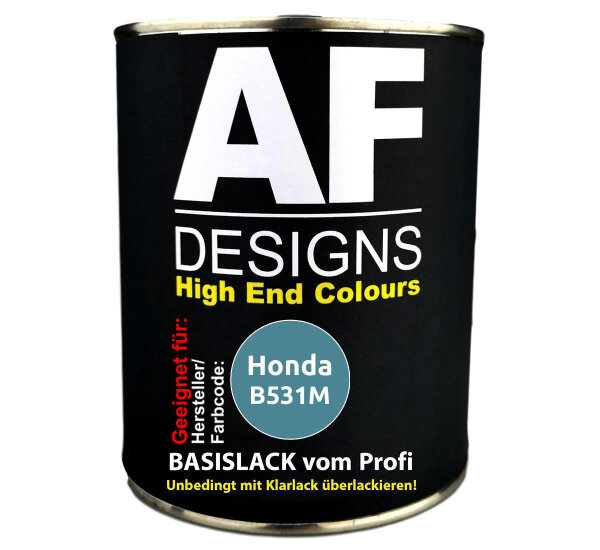 1L Autolack für Honda B531M Perseus Aqua Metallic  Autolack Spritzfertig