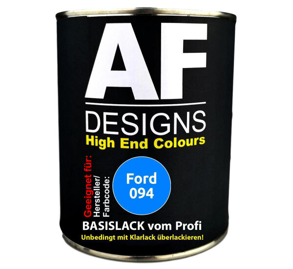 1L Autolack für Ford 094 Electric Blue  Autolack Spritzfertig