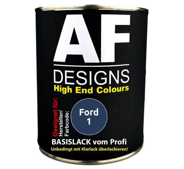 1L Autolack für Ford 1 Melina Blue Perl  Autolack Spritzfertig