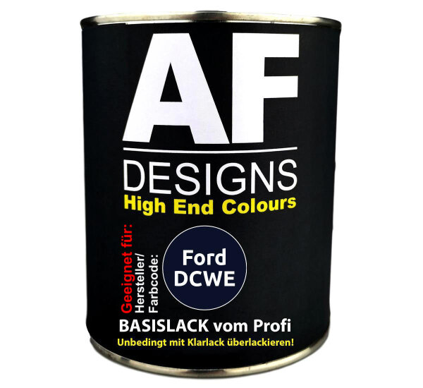 1L Autolack für Ford DCWE Deep Impact Blue Perl  Autolack Spritzfertig
