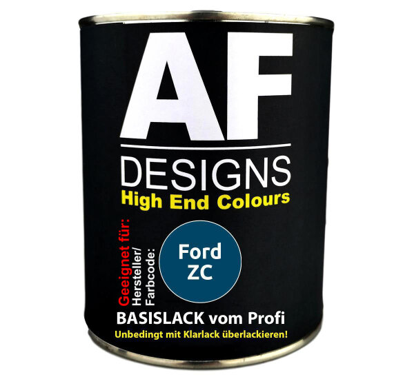 1L Autolack für Ford ZC Blue Candy Metallic  Autolack Spritzfertig