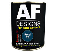 250ML Autolack für Ford C6 Ocean Metallic Basislack spritzfertig