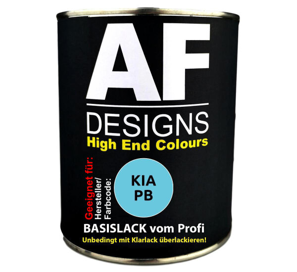 1L Autolack für KIA PB Pacific Blue  Autolack Spritzfertig