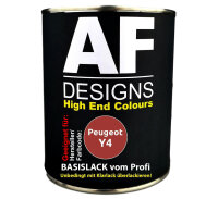 1L Autolack für Peugeot Y4 Rouge Mercedes Metallic...