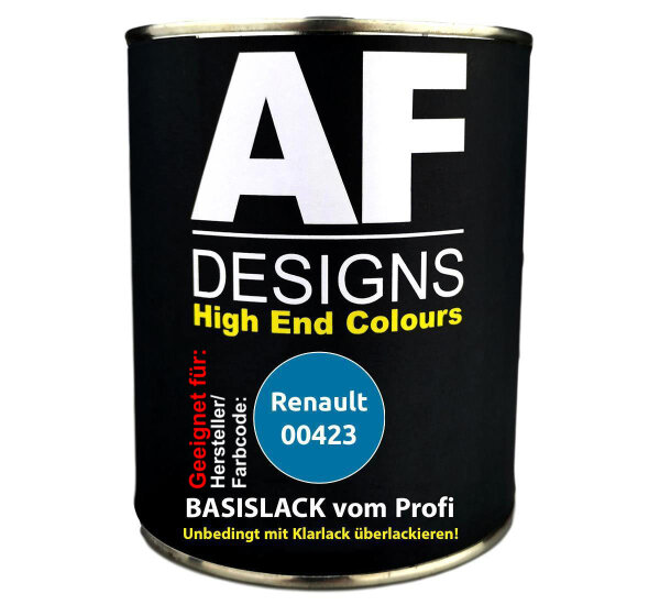 1L Autolack für Renault 00423 Bleu  Autolack Spritzfertig
