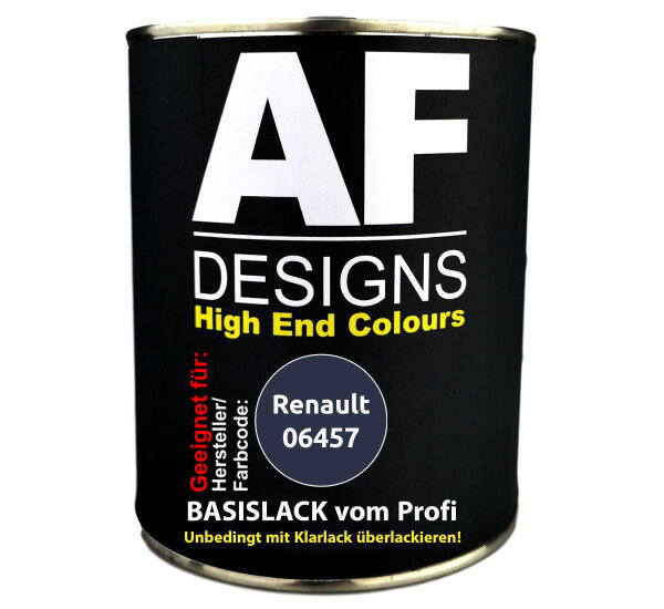 1L Autolack für Renault 06457 Bleu Metallic  Autolack Spritzfertig