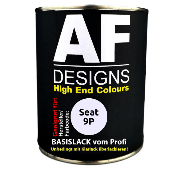 1L Autolack für Seat 9P Blanc  Autolack Spritzfertig