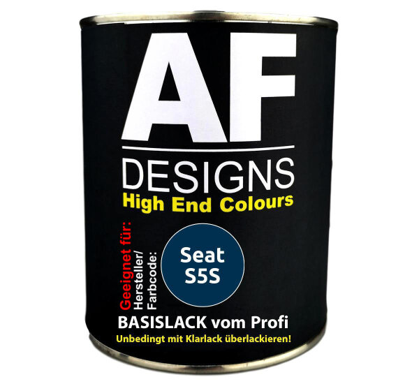 1L Autolack für Seat S5S Azul Aniversario Metallic  Autolack Spritzfertig